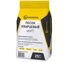 Песок кварцевый 25кг Aquaviva 0,8-2,0 мм