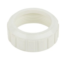 Накидная гайка Aquaviva 1.5" белая (01051014)