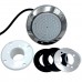 Прожектор светодиодный Aquaviva (LED028-99led) 6W RGB/4M стальная рамка  + закладная