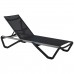 Шезлонг Aquaviva Wave черный для бассейна - комфорт и стиль