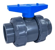 Кран шаровый d25 (уплотнение TPV, остальное EPDM) с муфтовым окончанием AQUAVIVA 
