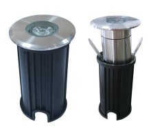 Прожектор в террасу AquaViva LED (1led 1W 12V AC/DC) Белый Теплый