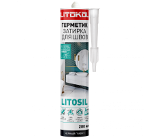 Силиконовый герметик LITOSIL (280 мл) черный графит