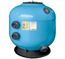 Фильтр AquaViva MS1250M (62м3/ч, 1250мм, 1960кг, 90мм, 2,5Бар,1м засыпка)+люк д/выгрузки и см/окно