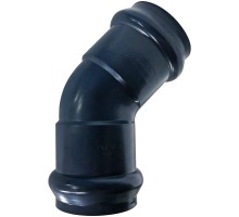 Отвод 45° двухраструбный d110 мм