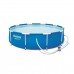 Каркасный бассейн Bestway Steel Pro 56681 с картриджным фильтром 366х76 см