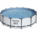 Каркасный бассейн Bestway Steel Pro 56950 с фильтром, тентом и лестницей