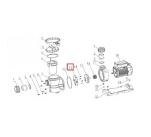 Пластиковое кольцо дифузор насоса Aquaviva VWS/STP 150-300
