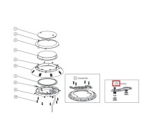 Крепление для прожекторов Aquaviva LED/UL-P100 под лайнер