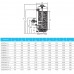Фильтр глубокой фильтрации SDB900 (31,5m3/h, 1,2m, 957kg, 63mm, бок) для бассейна