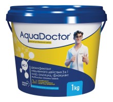 Средство по уходу за водой в бассейне AquaDoctor MC-T 1кг (таблетки по 200г)