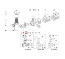 Фланец насоса Aquaviva SD/ST (01021046)