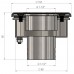 Форсунка пылесосная под лайнер Aquaviva 1.5", AISI 304 для бассейна