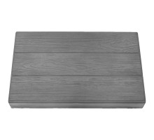 Копинговый камень AquaViva 600х370х70-40, Wood серый