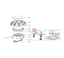 Крепление для прожекторов Aquaviva LED/UL-TP100 под лайнер