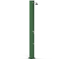 Душ солнечный AquaViva Big Jolly 35л Green, Алюминиевый с мойкой для ног