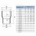 Втулка переходная ПВХ 250x160 мм для бассейна - надежное соединение