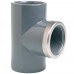 Тройник 90° c металлическим кольцом EFFAST d40x1-1/4" для бассейна