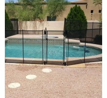 Калитка с замком для ограждения Aquaviva Fence Black