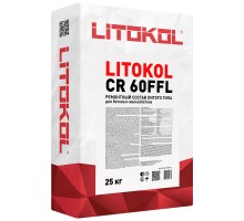 Цементная смесь Litokol CR60FFL для ремонта бетона, 25 кг