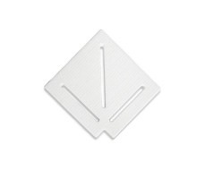 Угловой элемент AquaViva KK-15-1 Classic для переливной решетки 90° 145/25 мм (белый)