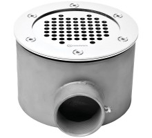 Донный слив под лайнер Aquaviva 2'', AISI 304 (D165 мм)