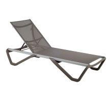 Шезлонг Aquaviva Wave коричневый