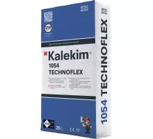 Клей для плитки высокоэластичный Kalekim Technoflex 1054 , С2ТЕ S1 (25 кг) Белый. Уценка