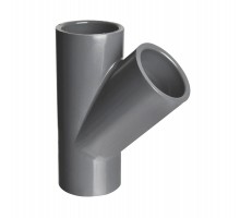 Тройник клеевой 45° d160 PN16 AQUAVIVA