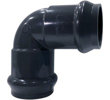 Отвод 90° двухраструбный d110 мм