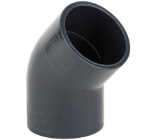 Отвод ПВХ 45°/20 мм