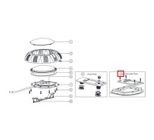 Крепление для прожекторов Aquaviva LED/UL-TP100 под бетон