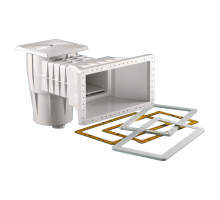 Скиммер Kripsol SKALI лайнер Wide квадратная крышка 63mm/1.5", латунные вставки