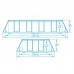Каркасный бассейн Bestway Steel 56465 с фильтром, лестницей и тентом