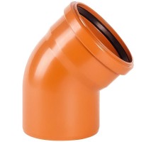 Отвод 45° НПВХ Aquaviva, d110 мм