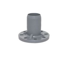 Патрубок гладкий с ПВХ фланцем 110 мм