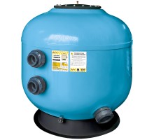 Фильтр AquaViva MS1250-M (62 м³/ч, 1250 мм, 1960 кг, 90 мм, 2,5 Бар, 1 м засыпка )  + люк для выгрузки