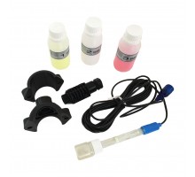 Комплект Aquaviva для измерения PH (PH-электрод, буферный раствор 4pH-7pH, держатель зонда PSS3)