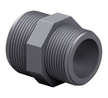 Ниппель ПВХ Effast RERNRE025B переходной, с наружной резьбой, d3/4"х1/2"