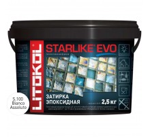 Затирочная смесь Litokol STARLIKE EVO Bianco Assoluto S.100, 2.5 кг