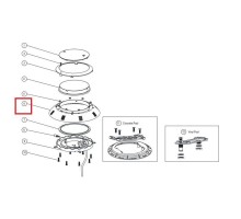 Лицевая накладка для прожекторов Aquaviva LED/UL-P100