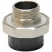 Муфта разборная переходная ПВХ/латунь НР d50x1-1/2" AQUAVIVA для бассейна