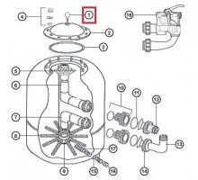 Манометр для фильтров Hayward серии NC, Polyester (NCX12008)