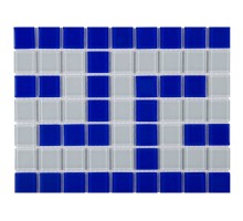 Фриз греческий Aquaviva Cristall сине-белый B/W