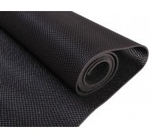 Противоскользящий ПВХ настил AquaViva черный, толщиной 5 мм (2,6 кг\м2, 0,9х15 м)