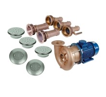 Гидромассаж Fitstar Combi-Whirl 8650020 (220/380 В, 4,0 Квт) компл: насос, 3 форсунки, 2 водозабора