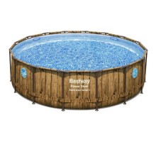 Каркасный бассейн Bestway Steel 56977 (549х122 см) с картриджным фильтром, лестницей и защитным тентом