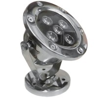 Прожектор для фонтана AquaViva LED (5led 5W 12V AC/DC) Белый теплый