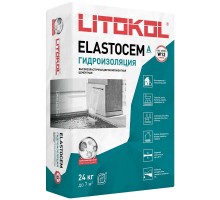 Гидроизоляция ELASTOCEM (А+B) сухой компонент A (мешок) 24 кг