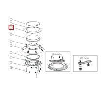 Кольцо лицевой накладки для прожекторов Aquaviva серии LED/UL-P100
